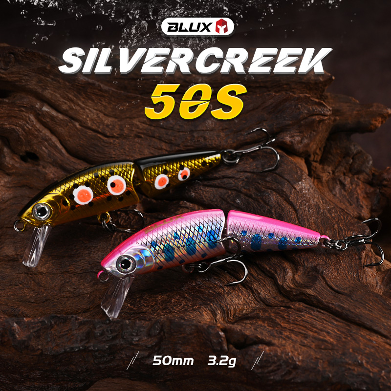 BLUX 박사. 미노우 조인트 50S Swimbait  - Fishing Equipment For Trout 리뷰 및 가격
