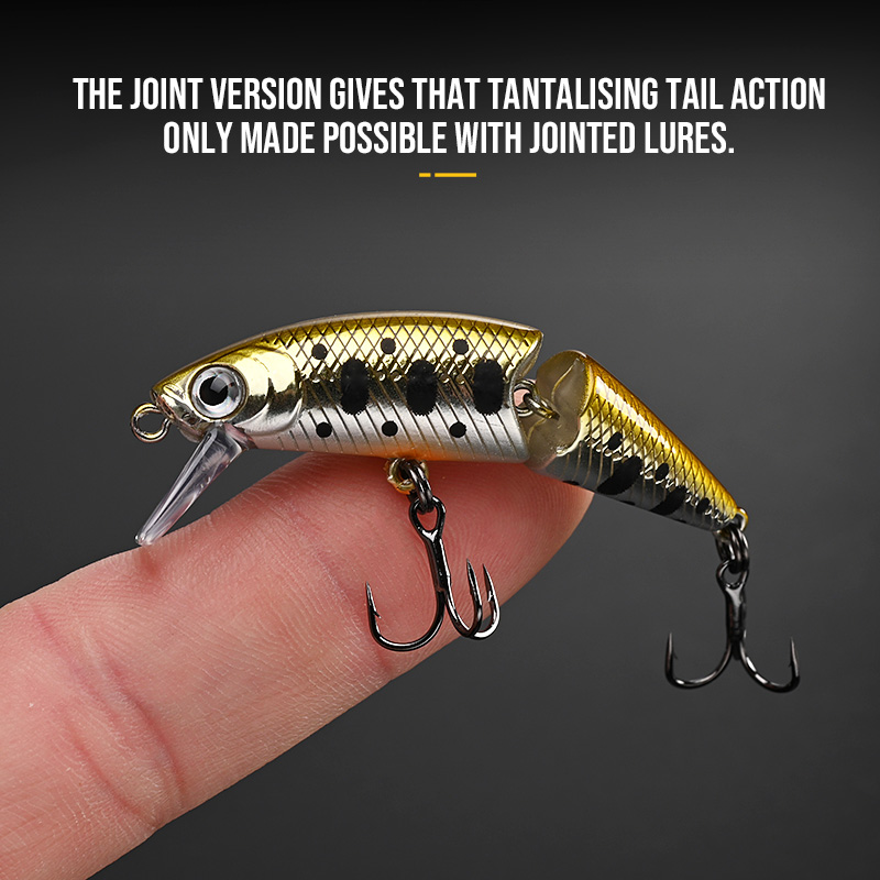 BLUX 박사. 미노우 조인트 50S Swimbait  - Fishing Equipment For Trout 리뷰 및 가격