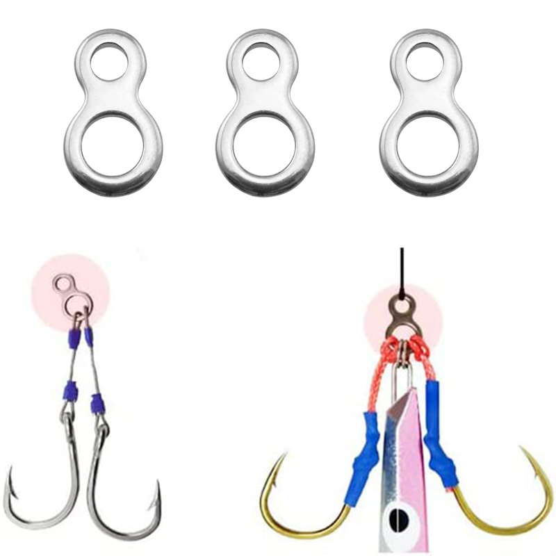 스테인레스 스틸 낚시 솔리드 링 바다 낚시 루어 커넥터 - Fishing Equipment Tools 리뷰 및 가격