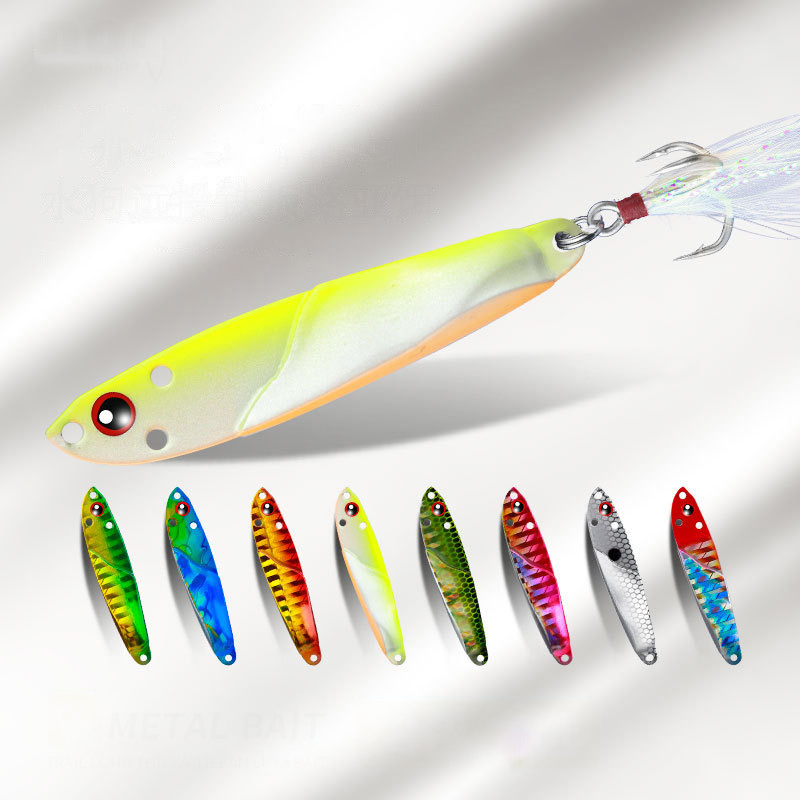 1PC 메탈 지그 3D 피쉬 베이트 태클 송어 쇼어 드 - Fishing Equipment For Trout 리뷰 및 가격