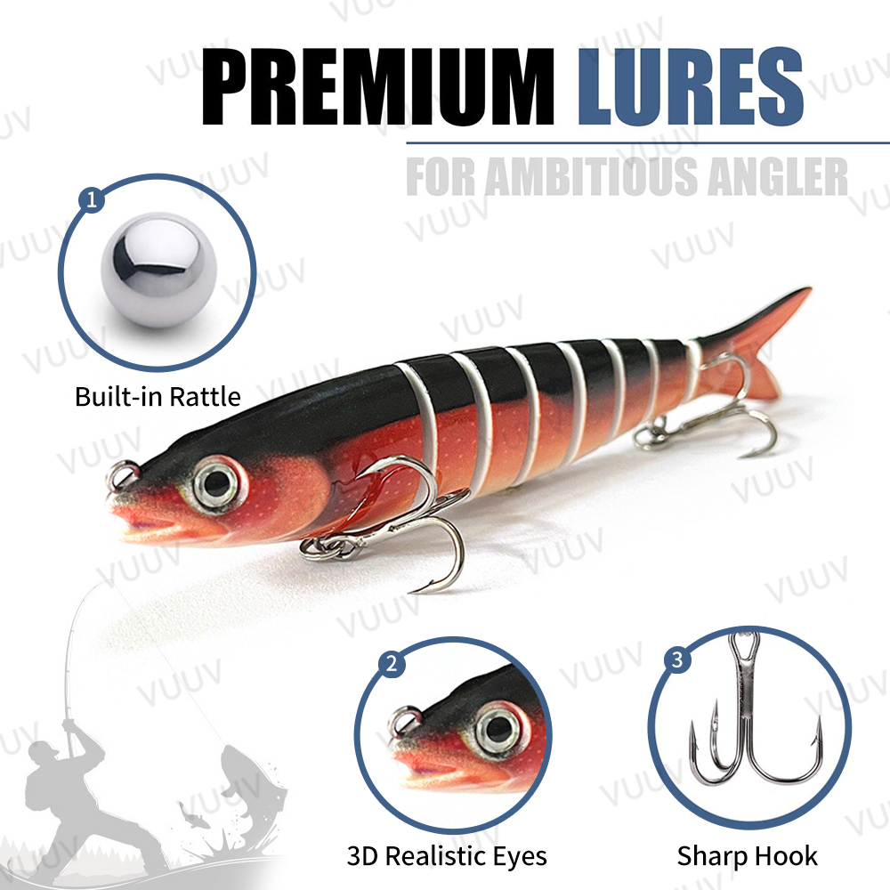 10개입 배스 송어용 멀티 조인트 스윔베이트 슬로우 싱 - Fishing Equipment For Trout 리뷰 및 가격