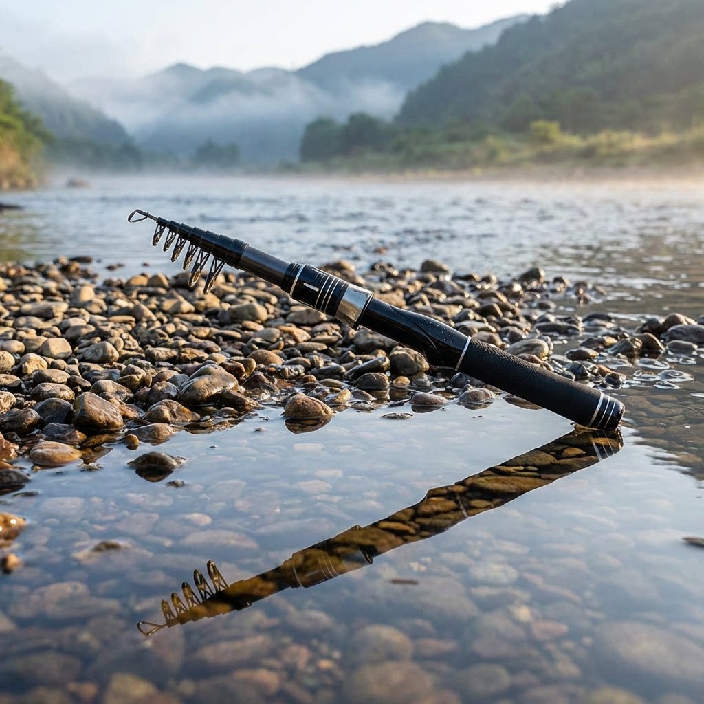 초경량 텔레스코픽 카본 낚싯대, 세라믹 가이드 링 포함 - Carbon Fishing Rod 리뷰 및 가격