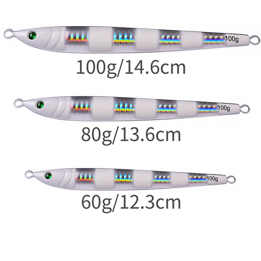 캐스트 금속 지그 낚시 미끼 5PC 60-100g 낚시 - Fishing Equipment For Trout 리뷰 및 가격