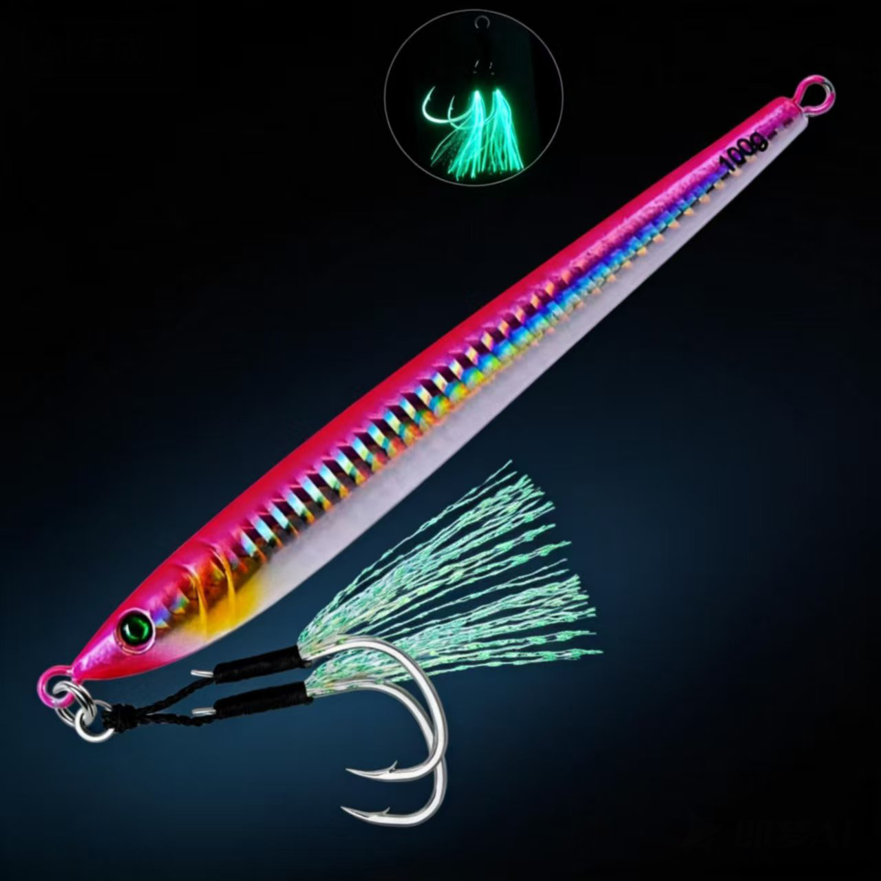 캐스트 금속 지그 낚시 미끼 5PC 60-100g 낚시 - Fishing Equipment For Trout 리뷰 및 가격