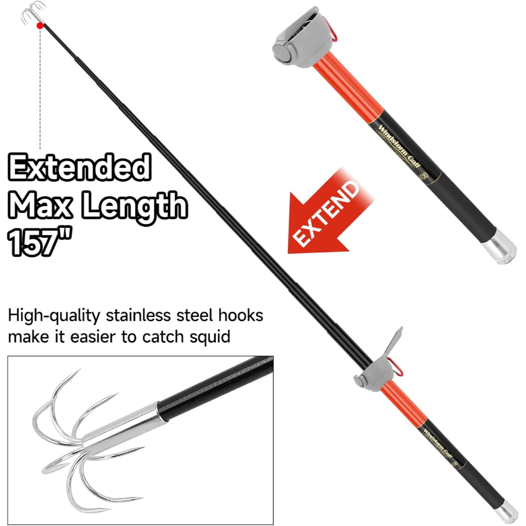 SANLIKE 낚시용 오징어 가프 3M/4M 스테인레스 - Carbon Fishing Rod 리뷰 및 가격