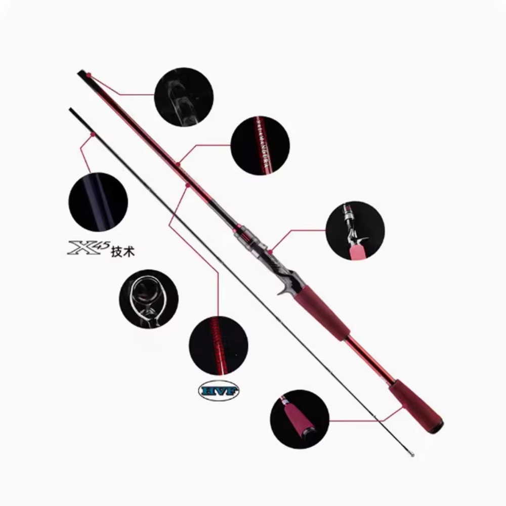 카본 섬유 루어 낚싯대 (호수, 강 낚시용, 베이트캐스 - Carbon Fishing Rod 리뷰 및 가격
