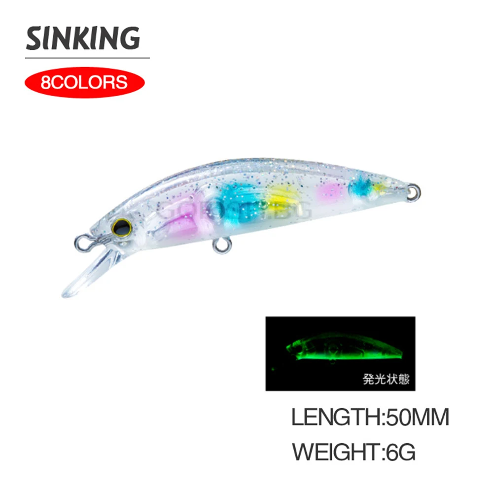 5cm 6g 낚시 미끼 하드 코어 LG 헤비 미노우 5 - Fishing Equipment For Trout 리뷰 및 가격