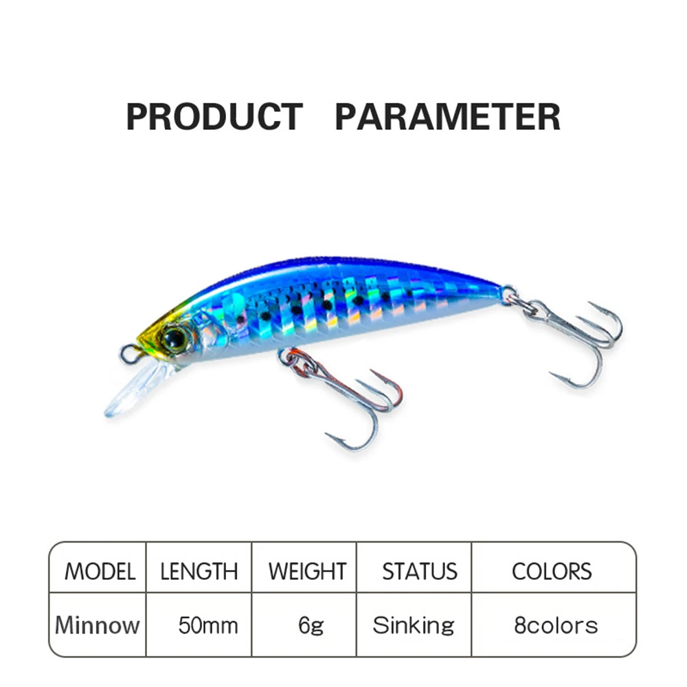 5cm 6g 낚시 미끼 하드 코어 LG 헤비 미노우 5 - Fishing Equipment For Trout 리뷰 및 가격