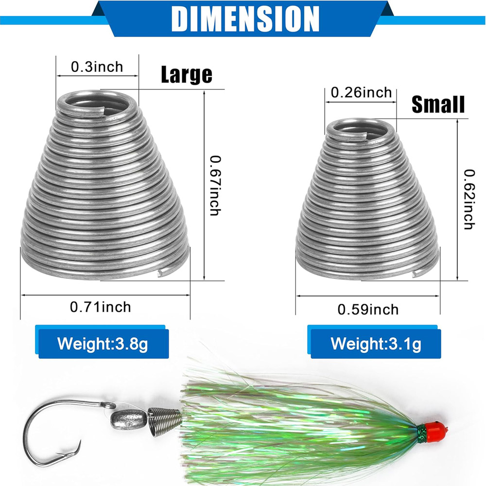 20Pcs Ballyhoo 미끼 장비 스프링 스테인레스 - Fishing Equipment Tools 리뷰 및 가격
