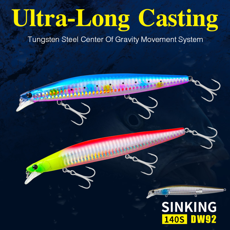 TSURINOYA 스팅거 140S 낚시 루어 싱킹 미노 - Fishing Equipment For Trout 리뷰 및 가격